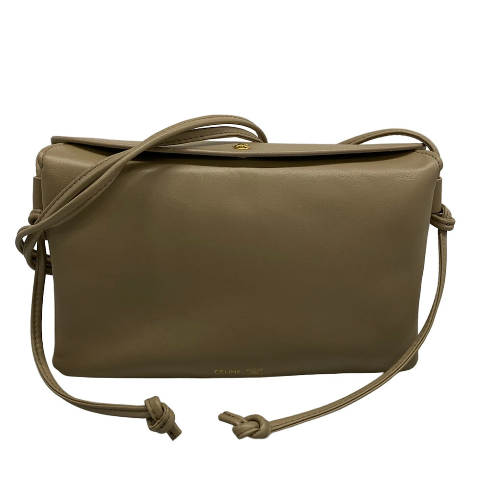 Celine Trio Flap Safari (Beige) Smooth #304915C18B